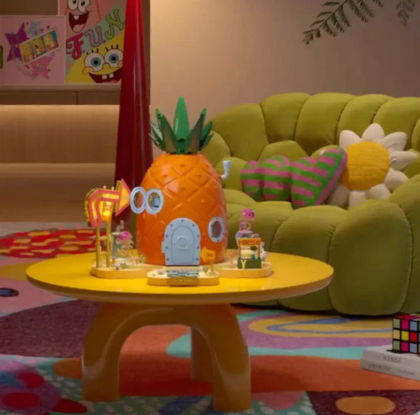 AREA-X AB0032 SpongeBob Pineapple House SquarePants MOC-Set Bricks Kids Toy-Gift