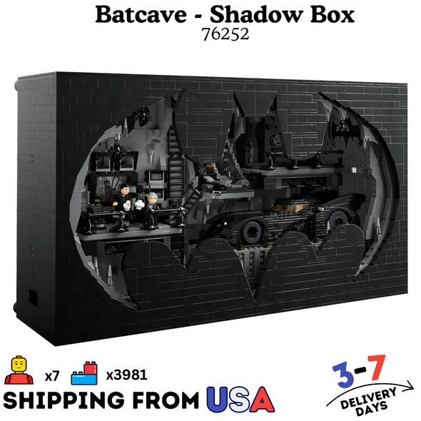 3981pcs Batcave Shadow Box 76252 US