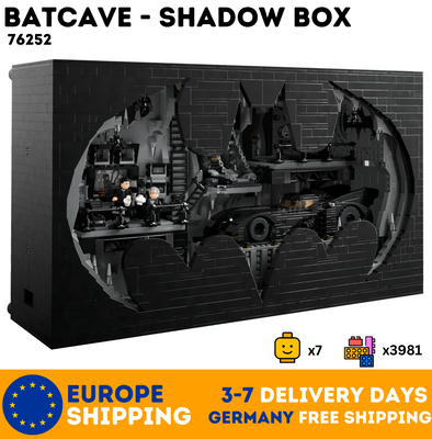 3981pcs Batcave Shadow Box