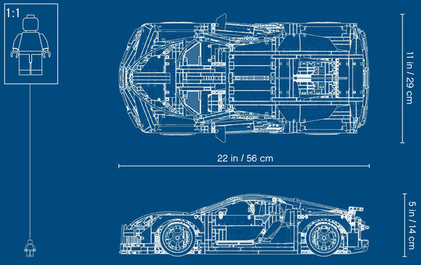 4031PCS Bugatti Chiron Compatible 42083