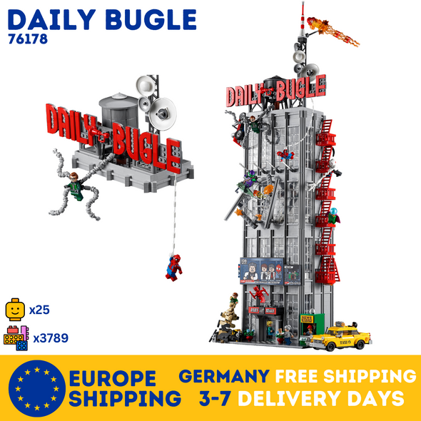 3772PCS Daily Bugle Marvel Skyscraper Building Blocks Toy Gift Set 76178 EU