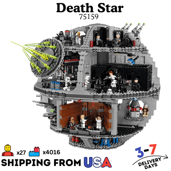 4126PCS Force Waken UCS Death Star Compatible 75159 US