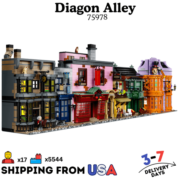 5544PCS Harry Potter：Diagon Alley 75978 US