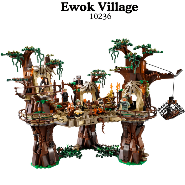 1990pcs Ewok Village 20236 10236 US