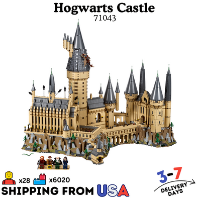 6020pcs Harry Potter Hogwarts Castle 98000 S7306 71043 70068 US