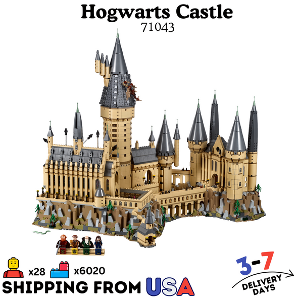 6020pcs Harry Potter Hogwarts Castle 98000 S7306 71043 70068 US