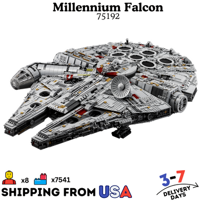 7541pcs Star Wars Millennium Falcon UCS Compatible 75192