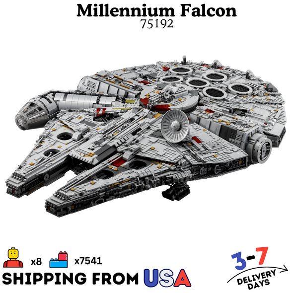 7541pcs Star Wars Millennium Falcon UCS Compatible 75192