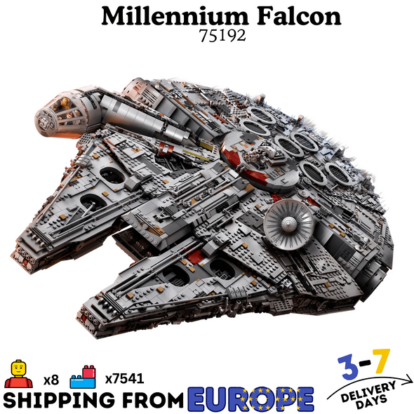 7541pcs Star Wars Millennium Falcon UCS Compatible 75192 EU