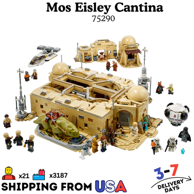 3187PCS Mos Eisley Cantina king X1960 60016 88801 75290 US