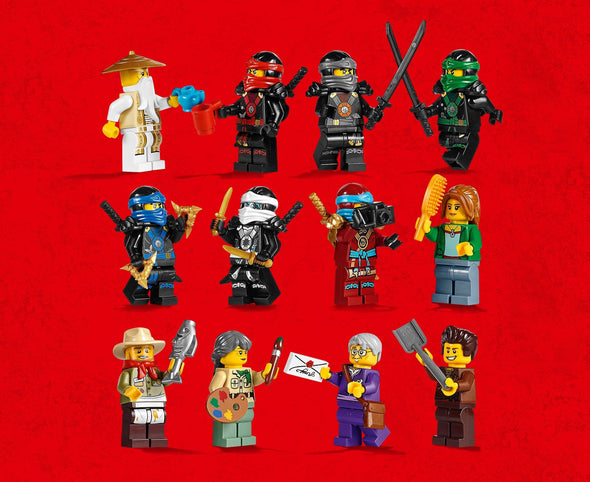 2150pcs Temple of Airjitzu PCS 2028 Building Blocks Set CN