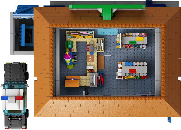 The Simpsons House(2523pcs) and The Simpsons KWIK-E-MART(2218pcs) 71016 71006 CN