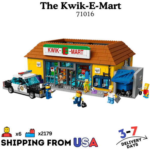 The Simpsons House(2523pcs) and The Simpsons KWIK-E-MART(2218pcs) 71016 71006 CN