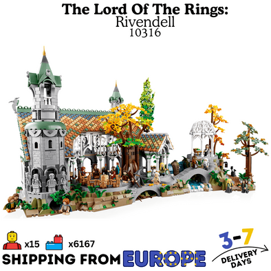6167PCS The Lord of The Rings Rivendell 10316 EU