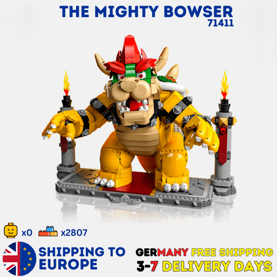 2807 PCS 87031 Super Mario The Mighty Bowser Compatible 71411 EU