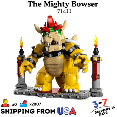 Mighty Bowser 2807 PCS MOC Brick Set - PrimQuality