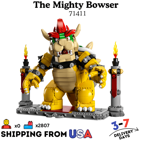 Mighty Bowser 2807 PCS MOC Brick Set - PrimQuality