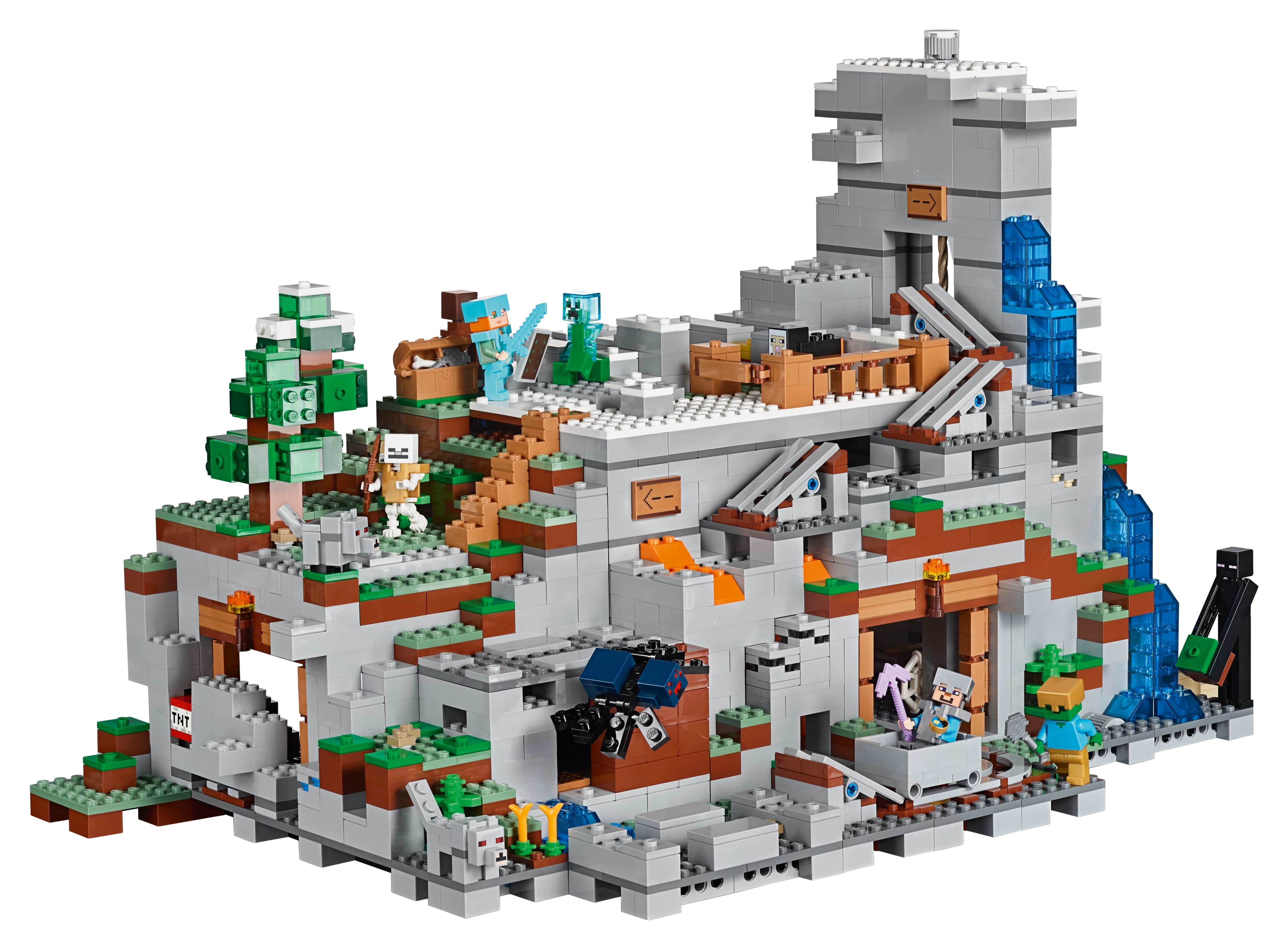 Minecraft The Mountain Cave MOC 21137 Pcs 2688 EU – PrimQuality