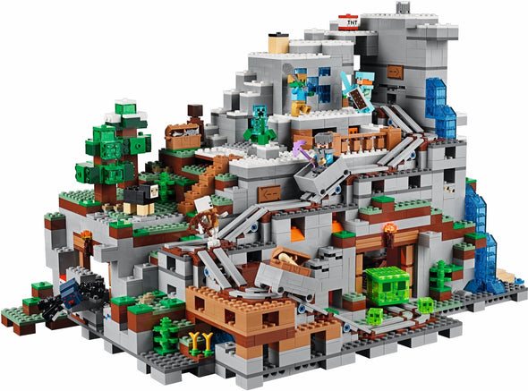 2688PCS Miniecraft The Mountain Cave Compatible 21137 EU