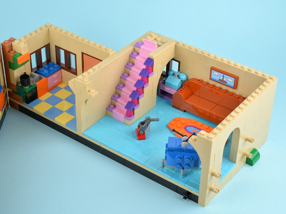 The Simpsons House(2523pcs) and The Simpsons KWIK-E-MART(2218pcs) 71016 71006 CN