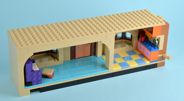 The Simpsons House(2523pcs) and The Simpsons KWIK-E-MART(2218pcs) 71016 71006 CN