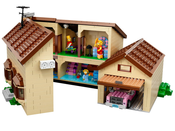 The Simpsons House(2523pcs) and The Simpsons KWIK-E-MART(2218pcs) 71016 71006