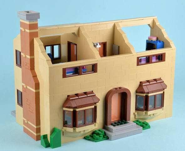 The Simpsons House(2523pcs) and The Simpsons KWIK-E-MART(2218pcs) 71016 71006