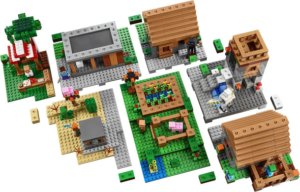 1600pcs Bela 10531 Minecraft The Village - Building Blocks Toys Set