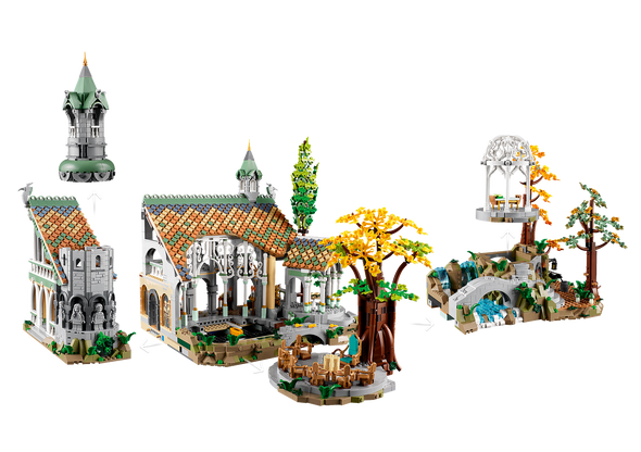 6167PCS The Lord of The Rings Rivendell 10316