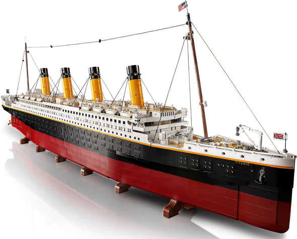9090pcs Jie Star Titanic Compatible Blocks US