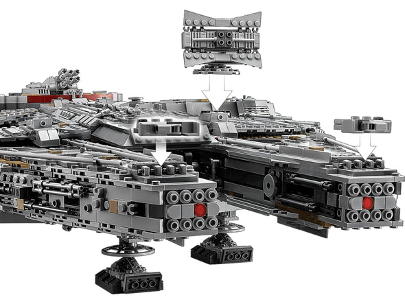 7541pcs Star Wars Millennium Falcon UCS Compatible 75192 EU